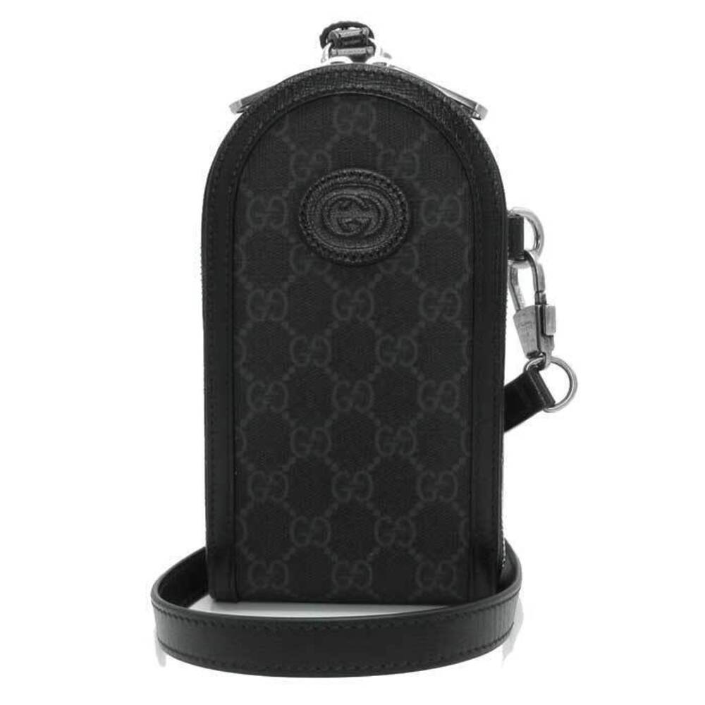 Gucci Black SUPREME GG GG Line Holder Smartphone INTERLOCKING Bag Shoulder Phone